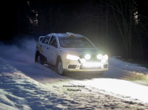 Vorobjova ekipāža ceturtajā vietā pēc "Halls Winter Rally" nakts ātrumposmiem