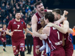 "Lietkabelis" otro reizi sezonā uzveic "Žalgiri"