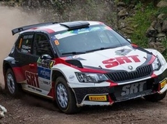 Grjazins uzvar visos "Rally Talsi" pirmās dienas ātrumposmos