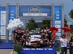 Akropoles rallijā pirmo uzvaru šosezon izcīna ERČ čempions