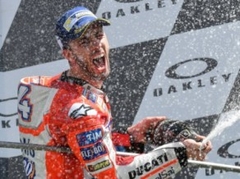 Doviciozo triumfē Itālijas "MotoGp" posmā un kopvērtējumā pakāpjas uz otro vietu