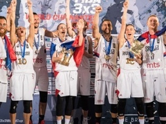 Par pasaules 3x3 basketbola čempioniem kļūst Serbijas spēlētāji un Krievijas pārstāves