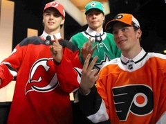 NHL drafts: ar pirmo numuru izvēlēts šveicietis Niko Hišers