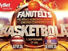 Aicina atbalstīt Latvijas basketbolistus Fanuteltī pie Kongresu nama