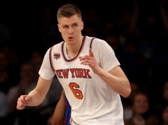 Porziņģis atgriežas "Knicks" treniņos un par ceļgalu nesatraucas