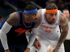 Porziņģis nespēlē, Bīzlijam 30 punkti, "Knicks" pārspēj "Thunder"