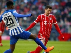 "Bayern" uzvaru sērija apstājas pie 10 - "Hertha" notur 0:0