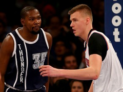 Durants: "Porziņģis viennozīmīgi ir Ņujorkas "Knicks" nākotne"