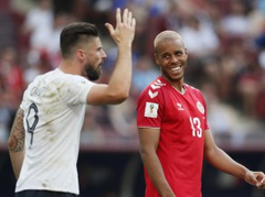 Svilpieni un pirmā spēle bez vārtiem: Dānija netraucē Francijai uzvarēt grupā