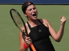 Ostapenko ar 15 dubultkļūdām uzvar "US Open" otrās kārtas mačā