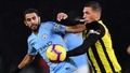 "Manchester City" izbraukumā izdodas noturēt uzvaru pār "Watford"