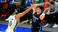 Dončičs flirtē ar triple-double, "Mavs" trillerī bez Porziņģa pieveic "Celtics"