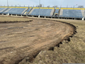 Daugavpils "Lokomotīves" stadionā top mazais spīdveja treks