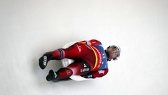 Latvijas kamaniņu braucēji Siguldā Pasaules kausa posmā iekļūst labāko desmitniekā