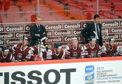 Pasaules čempionāts hokejā: Latvija - Zviedrija 0:2 (noslēdzies 1.periods)