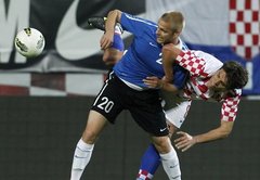 Igaunijas futbolisti zaudē EURO 2012 dalībniecei Horvātijai