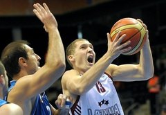 Latvijas vīriešu basketbola izlase atkārtoti piekāpjas Serbijai