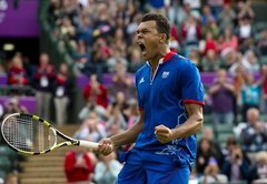 Tsonga un Raoničs aizvada geimiem bagātāko tenisa spēli Olimpiādes vēsturē