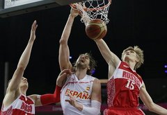 Spānijas basketbolisti atspēlējas pret Krieviju un iekļūst finālā