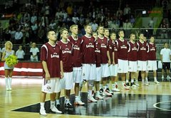 Latvijas vīriešu basketbola izlase izbraukumā spēkojas ar Gruziju