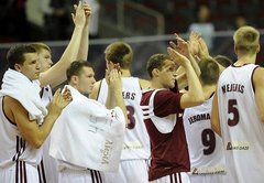 EČ kvalifikācija basketbolā: Latvija – Bosnija un Hercegovina 42:30 (rit 4.ceturtdaļa)