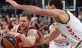 Latviešu basketbolistu klubu duelī Strēlniekam ar uzvaru nepietiek Eirolīgas ceturtdaļfinālam