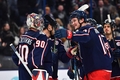 Merzļikins atvaira 24 metienus «Blue Jackets» uzvarā pār «Bruins»