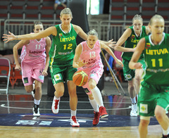 Latvijas dāmas basketbola pārbaudes spēlē piekāpjas lietuvietēm