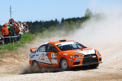 Neikšāns/Dzirkals veiksmīgākie no latviešiem Rally Estonia