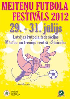 Staicelē notiks Meiteņu futbola festivāls 2012