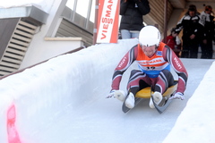 Rubenim astotā vieta Pasaules kausa posmā kamaniņu sportā Siguldā