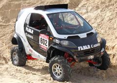 Kvadricikls ar Smart virsbūvi startēs Dakaras rallijā