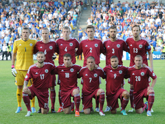 Latvijas futbola izlase saglabā visu laiku zemāko vietu FIFA rangā