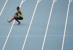 Bolts trīskāršo zeltu nosvin ar tautas deju