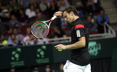 Gulbis Sanktpēterburgā fināla pirmajā setā zaudē spānim Garsijam-Lopesam