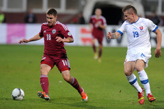 Latvijas futbolisti viesos aizvada pārbaudes spēli ar spēcīgo Īrijas izlasi