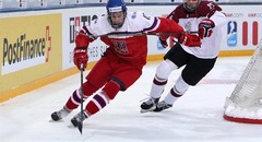 Latvijas U-18 hokeja izlase piekāpjas arī čehu vienaudžiem