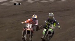 VIDEO: Francijas motosportists Ferandiss noliedz, ka būtu spēris Jonasam