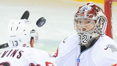 «Dinamo» - «Avtomobilist» pēc pirmās trešdaļas 2:0