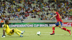 Spānija un Urugvaja sasniedz Konfederāciju kausa pusfinālu