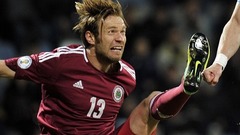 Gorkšam pirmie gūtie vārti Grieķijas futbola čempionātā