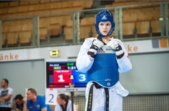 Taekvondo cīkstone Inese Tarvida sasniedz Eiropas čempionāta finālu