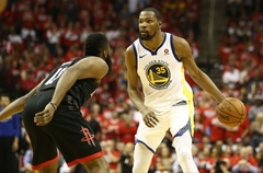 «Warriors» ar uzvaru sāk NBA Rietumu konferences finālu pret «Rockets»