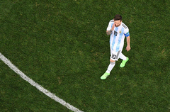 Pasaules kauss futbolā: Argentīna atrodas vadībā cīņā pret Nigēriju