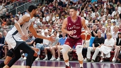 Latvijas basketbolisti aizvadīs EČ kvalifikācijas maču pret Beļģiju