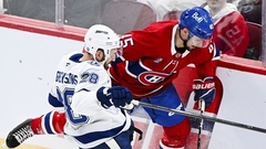 Girgensona "Lightning" piekāpjas "Canadiens" komandai