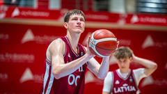 Latvijas U-18 basketbolisti EČ ceturtdaļfinālā spēkosies ar Vāciju
