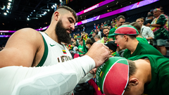 "Mums nav egoistu." Basketbola zvaigzne izsakās par Lietuvas diviem EČ rekordiem