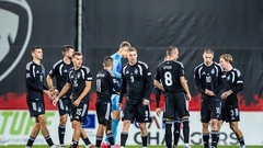 Latvijas futbolisti UEFA Nāciju līgā piekāpjas Melnkalnei