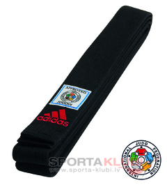 Elite belt IJF black (ADIB240.IJF)